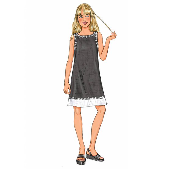 Butterick Girls’ Separates Sewing Pattern 3860 (11-17) image number 6