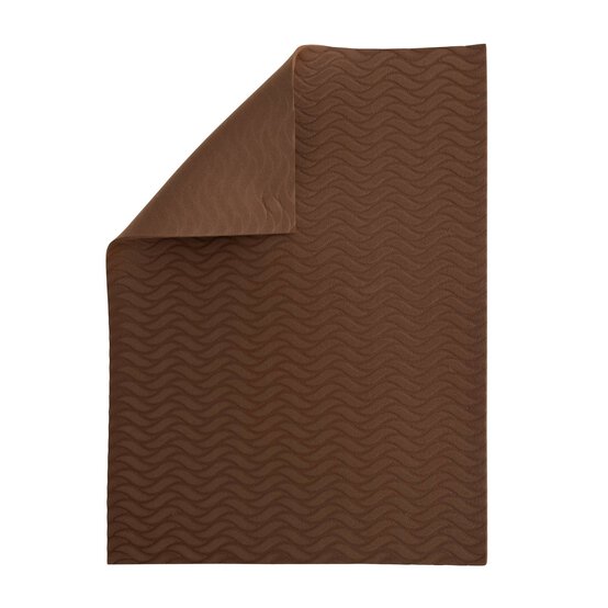 Brown Wavy Embossed EVA Foam Sheet 22.5cm x 30cm image number 1