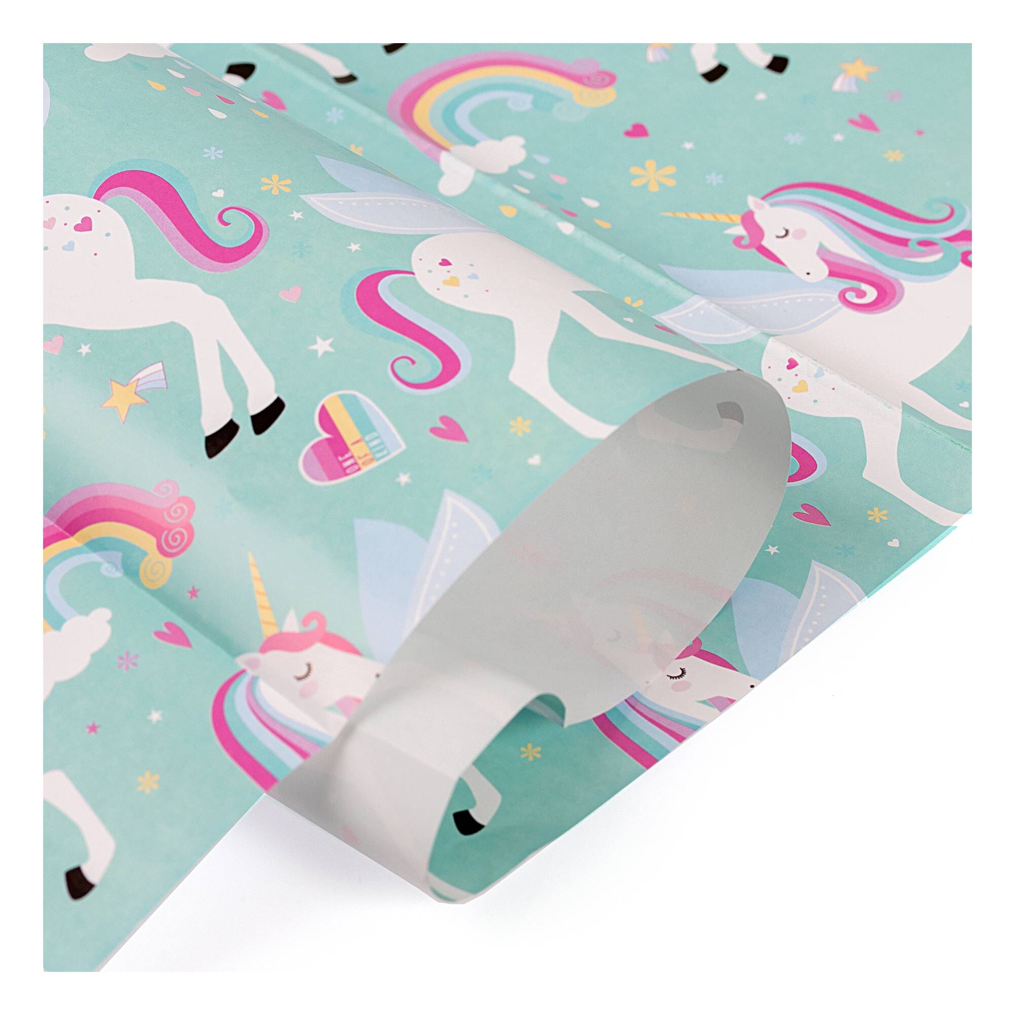 Unicorn Gift Wrap Set Hobbycraft