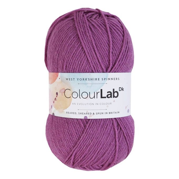 West Yorkshire Spinners Thistle Purple ColourLab DK Yarn 100g image number 1