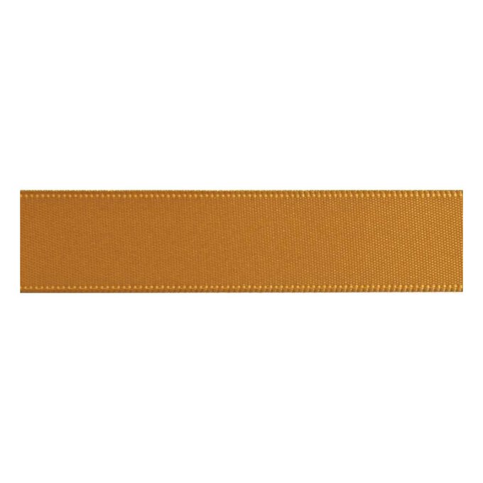 Gold Double-Faced Satin Ribbon 3mm x 5m image number 1