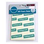 White Adhesive Foam Pads 25mm x 12mm x 2mm 40 Pieces image number 1