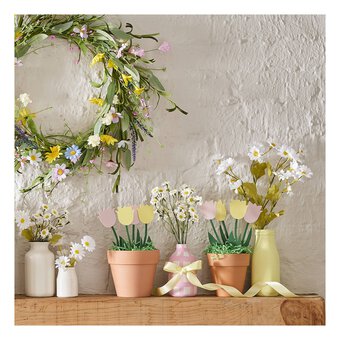 White Daisy Spray 26cm