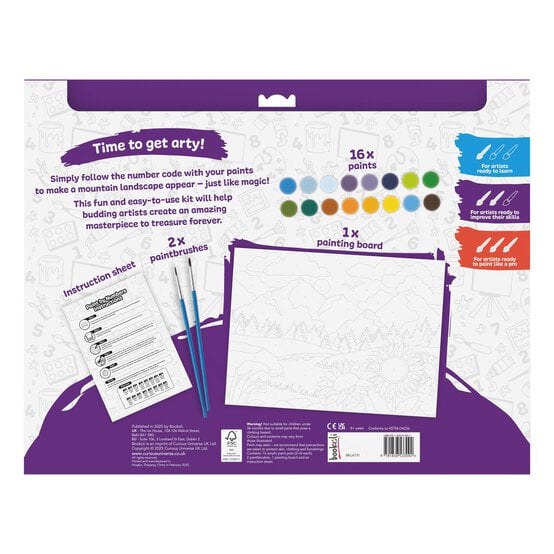 Mountain Landscape Paint by Numbers image number 5