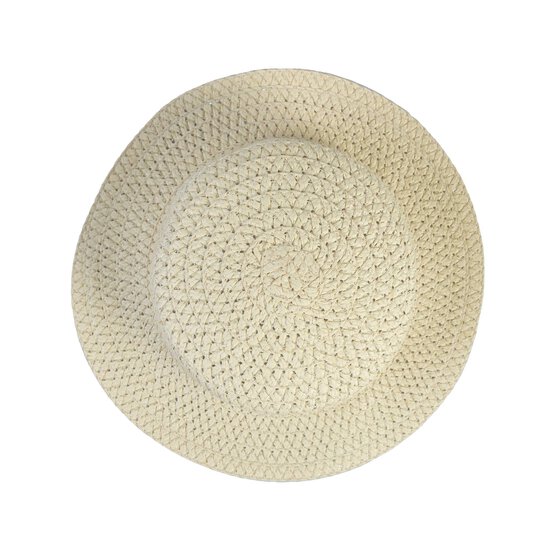 Cream Boater Hat 28cm image number 5