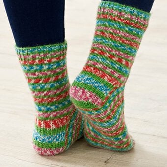 West Yorkshire Spinners Christmas Socks Collection Pattern Book image number 6