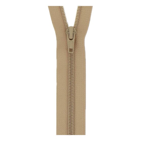 Milward Fawn Nylon Open-Ended Zip 55cm  image number 1