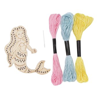 Mermaid Wooden Threading Kit