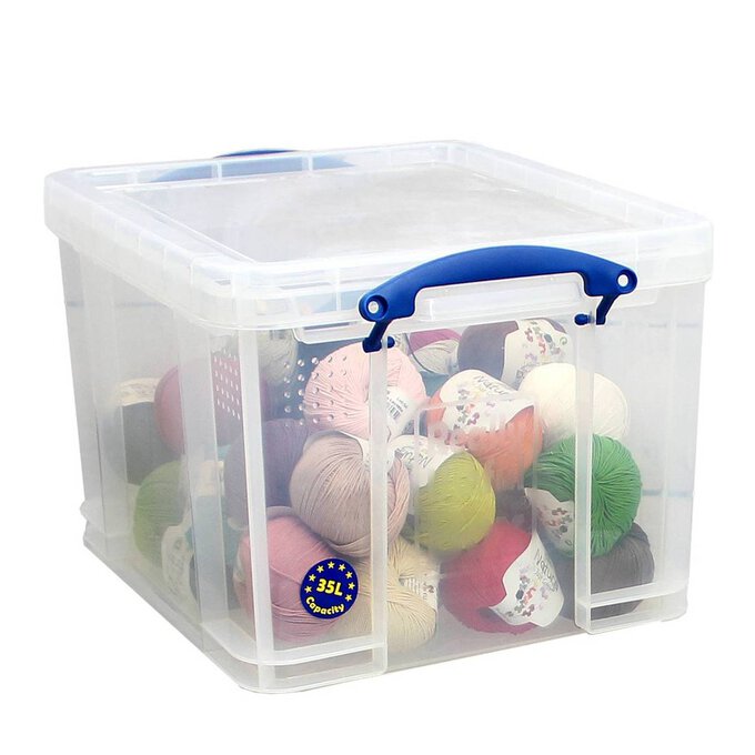 Really Useful Clear Box 35 Litres image number 1