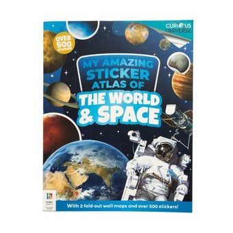 World and Space Amazing Sticker Atlas Book