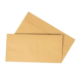 DL Manilla Envelopes 50 Pack