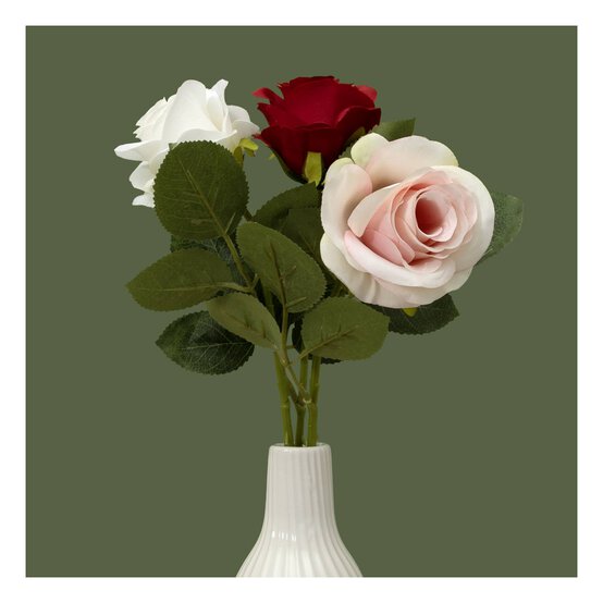 White Rose Stem 45cm image number 4