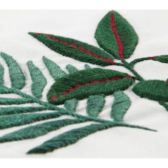 FREE PATTERN DMC Rubber Plant and Fern Embroidery 0001 image number 5