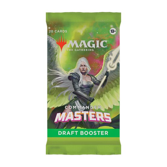Magic: The Gathering Commander Masters Draft Booster Pack image number 1