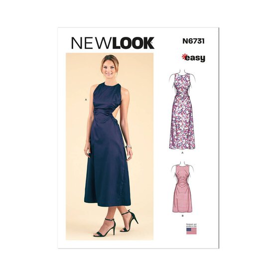 New Look Women's Dress Sewing Pattern 6731 (6-18) image number 1