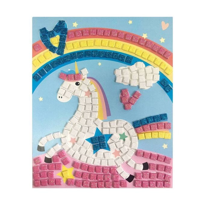 Unicorn Foam Mosaic Art Kit  image number 1