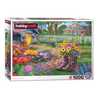 Flower Boots Jigsaw Puzzle 1000 Pieces