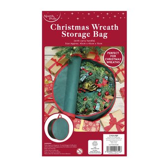 Christmas Wreath Storage Bag 45cm x 45cm x 15cm 