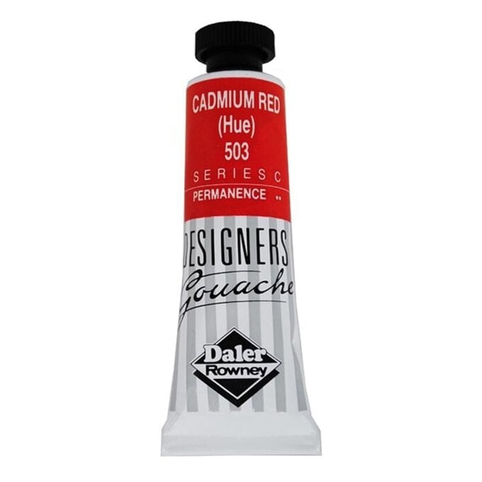 Daler Rowney Cadmium Red Designers' Gouache 15ml image number 1