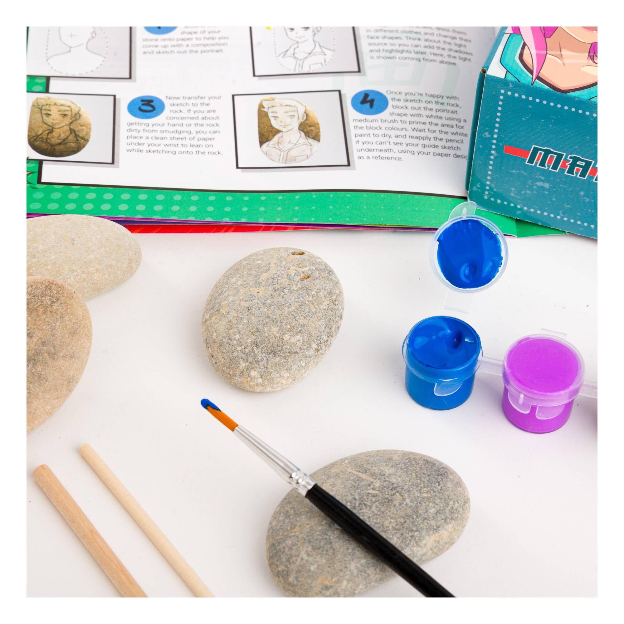 Manga Rock Painting Hobbycraft