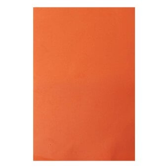 Orange Foam Sheet 45cm x 30cm