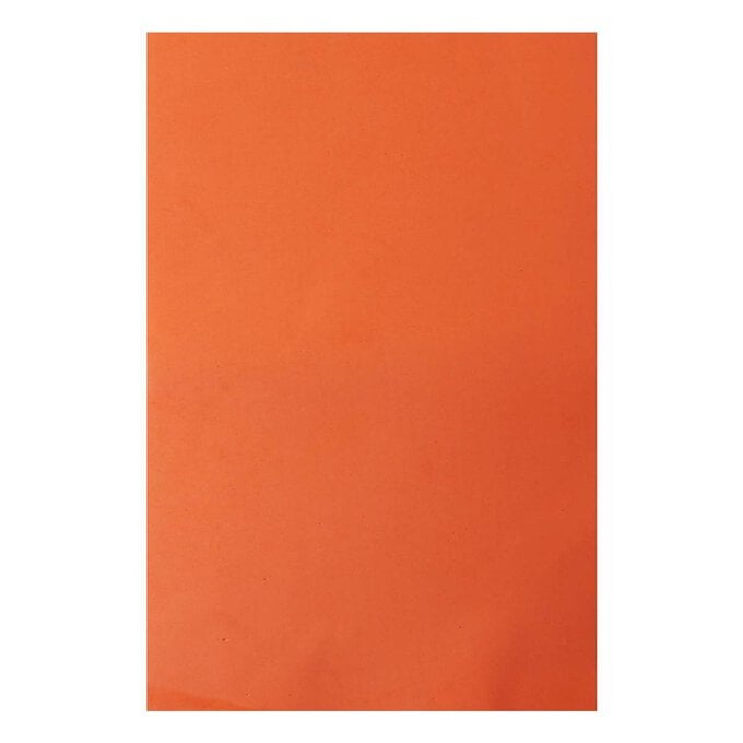 Orange Foam Sheet 45cm x 30cm image number 1