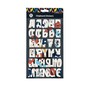 Abstract Chipboard Alphabet Stickers image number 4