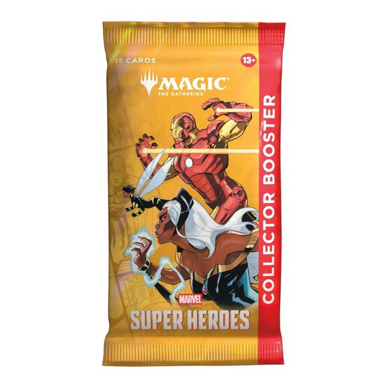 Magic: The Gathering Marvel Super Heroes Collector Booster Pack image number 1