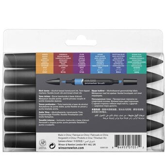 Winsor & Newton Rich Tone Promarker Brush 6 Pack image number 3