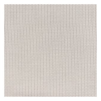 Toybox Treasures Knitted Texture Cotton Fabric by the Metre