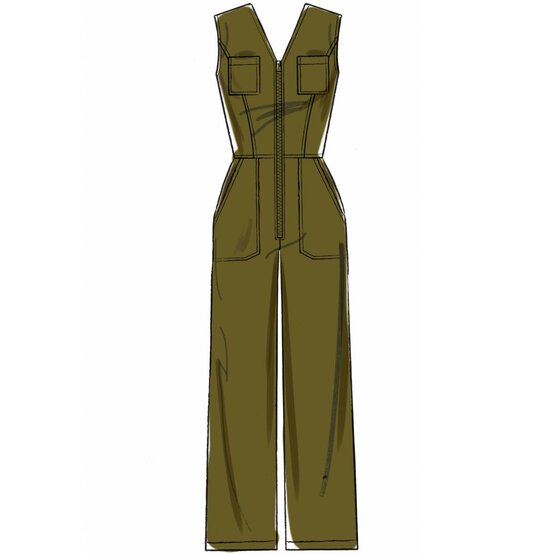 McCall&rsquo;s Petite Jumpsuit Sewing Pattern M7908 (6-14) image number 3
