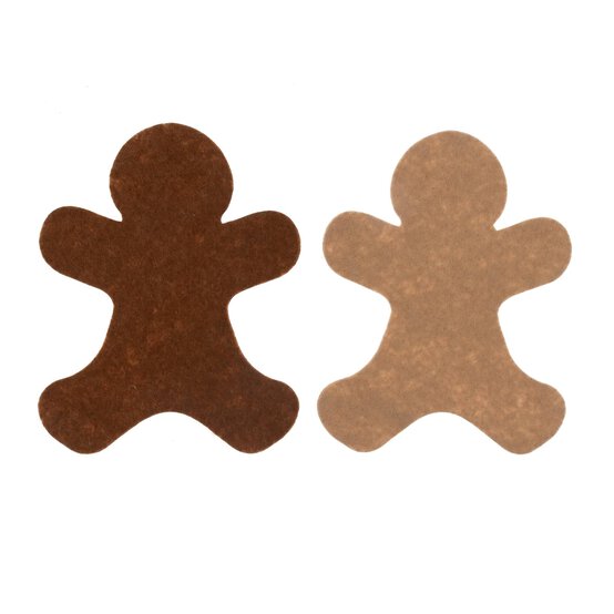 Felt Gingerbread People Set 10 Pack  image number 3