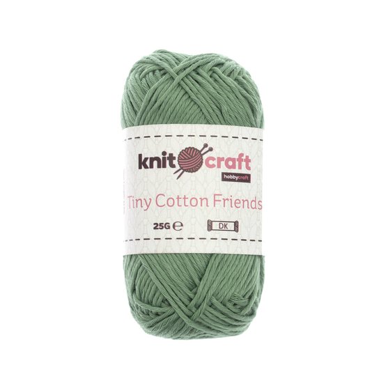 Knitcraft Sage Tiny Cotton Friends Yarn 25g image number 1