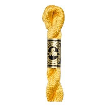 DMC Yellow Pearl Cotton Thread Size 5 25m (725)