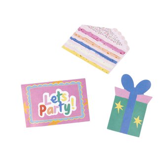Let&rsquo;s Party Paper Stickers 3 Pack