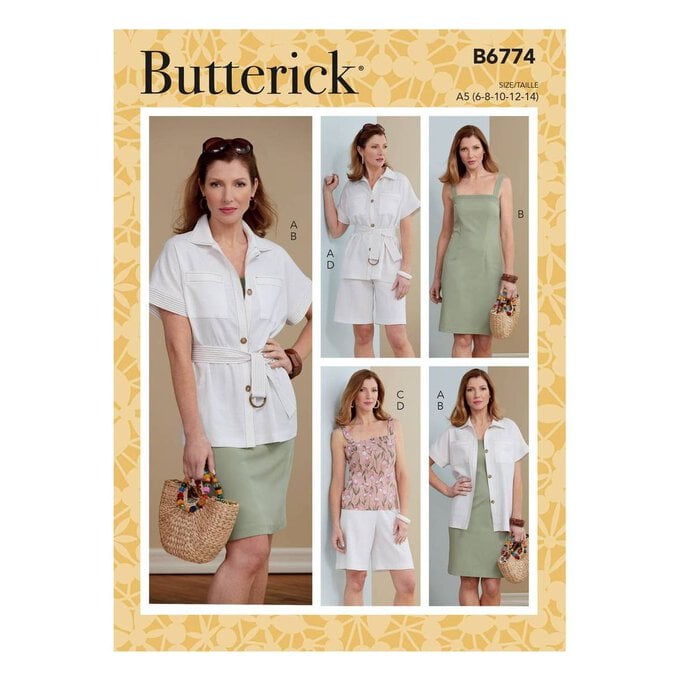 Butterick Women’s Separates Sewing Pattern B6774 (16-24) image number 1