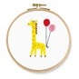 DMC Giraffe Printed Embroidery Kit 18.5cm image number 2