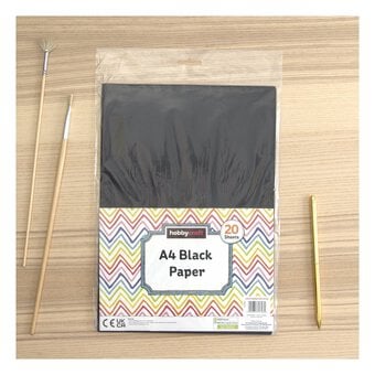 Black Paper A4 20 Pack image number 2