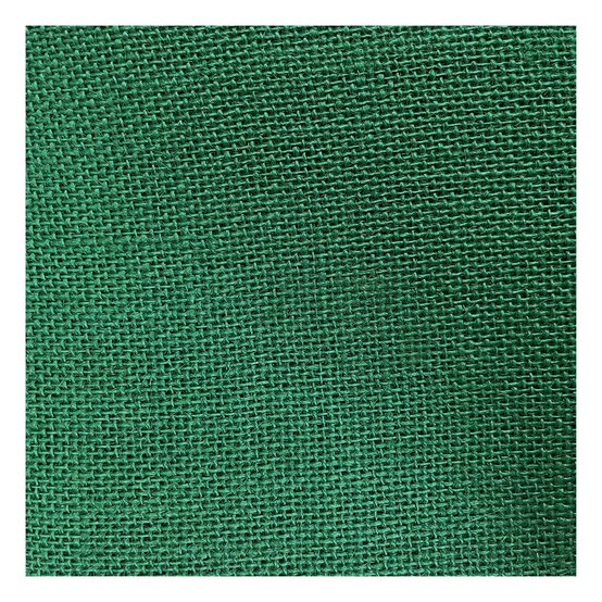 Forest Green Hessian Fabric by the Metre image number 2