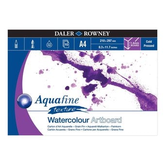 Daler-Rowney Aquafine Watercolour Artboard Pad A4 10 Sheets