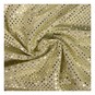 Gold Sequin Polyester Jersey Fabric by the Metre image number 1