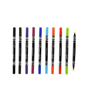 Elegant Writer Dual-Tipped Calligraphy Markers Set of 12