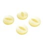 Hemline Yellow Fish Eye Buttons 18.75mm 4 Pack image number 1
