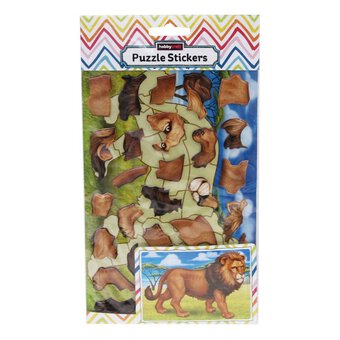 Lion Puzzle Stickers image number 2