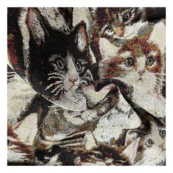 Cats Tapestry Fabric by the Metre