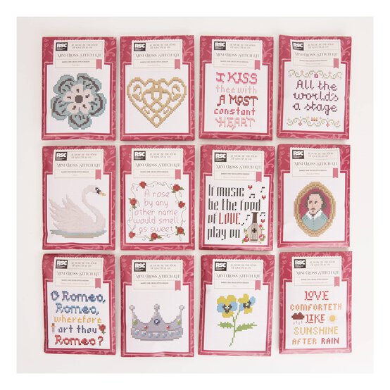 RSC Love Mini Cross Stitch Kit 12 Pack  image number 3