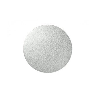 Silver Foil Round Double Thick Cake Board 6 Inches