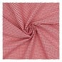 Red 1/8 Gingham Fabric by the Metre image number 1