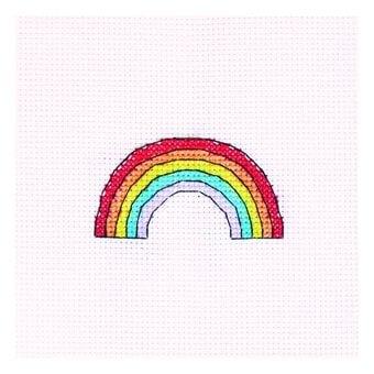 Rainbow Mini Cross Stitch Kit image number 3