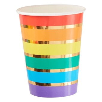 Ginger Ray Over The Rainbow Paper Cups 8 Pack